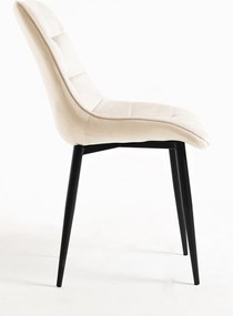 Zestaw 4 Krzese Cade Aksamitne