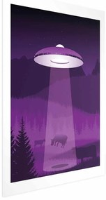 Plakat Ufo 40x60 cm bez ramy z marginesem ARTGEIST B