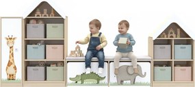Meblościanka do przedszkoli, żłobków i klubów dziecięcych Blox Nature 12