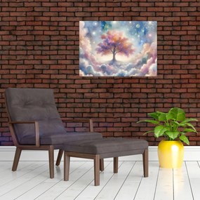 Obraz – Drzewo życia w chmurach (70x50 cm)