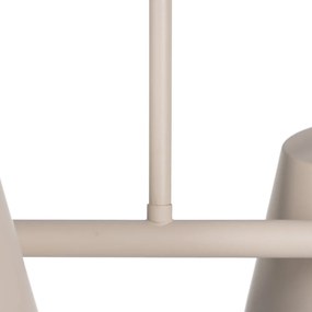 Kremowa lampa sufitowa 38x62,5 cm Simplico – Ixia