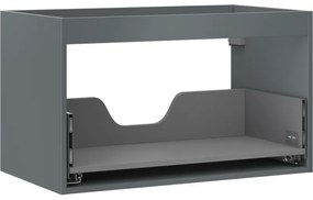 Mexen Box-A korpus szafki podumywalkowej 80 cm, 1 szuflada, grafit mat - 91AX0-0800-470-1-66
