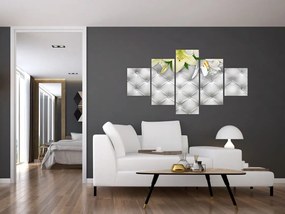 Obraz kwiatów lilii (125x70 cm)