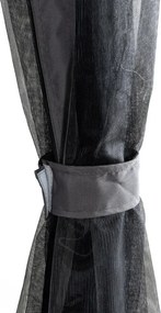 Huśtawka Ogrodowa CARMEN Szara/Czarna Nowoczesna