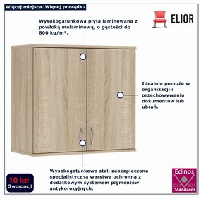 Nadstawka na szafę dąb sonoma E1-F75