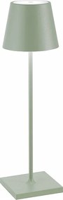 Lampa stołowa LED Poldina Pro Sage Green, akumulatorowa i ściemnialna, do 12 h pracy, do użytku zewnętrznego, IP65