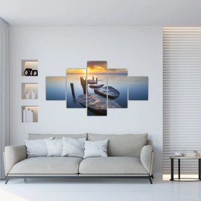 Obraz - Kamienne molo (125x70 cm)