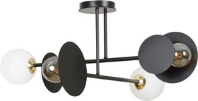 Czarna lampa sufitowa do sypialni - 3S D008 P7-C27