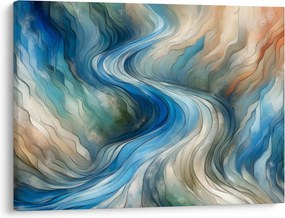 Obraz - Abstrakcyjny nurt (70x50 cm)