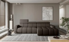 Narożnik ENZO S z elektryczną regulacją siedziska oraz z funkcją spania WERSAL