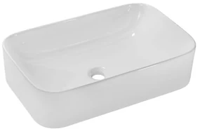 COMAD UN-KATI60-SW 7857B(60) - Umywalka nablatowa KATI 61x38 cm błyszcząca biel