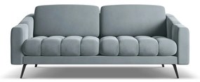 Jasnoniebieska aksamitna sofa 202 cm Nalu – Makamii