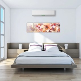Obraz - Kwiaty (170x50 cm)