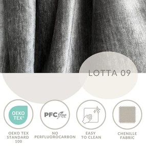 Szare tapicerowane łóżko dwuosobowe ze schowkiem ze stelażem 140x200 cm Etero – Maison de Rêve