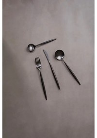 Czarne sztućce ze stali nierdzewnej 16 szt. Modern retro – Premier Housewares
