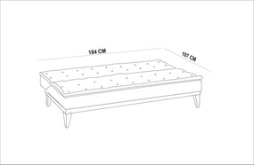 Sofa rozkładana Fuoco Green