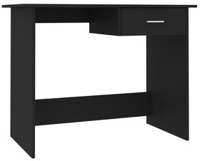 Czarne minimalistyczne biurko o szerokości 100 cm - Mirden