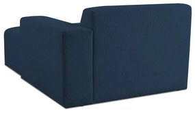 Ciemnoniebieski moduł sofy z materiału bouclé (prawostronny) Roxy – Scandic