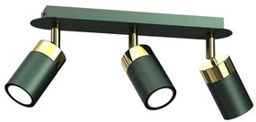 Brilagi - Oświetlenie punktowe POKER 3xGU10/25W/230V zielony