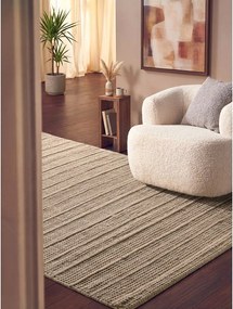 Beżowy wełniany dywan tkany ręcznie 80x150 cm Camden Parker – Ted Baker