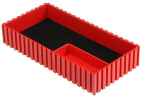 Pudełko plastikowe na mikrometr 35-100x200 mm, czerwone