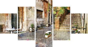 Obraz - Stare ulice Rzymu (125x70 cm)