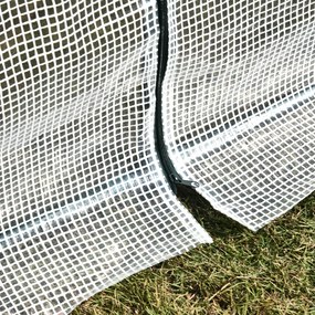 Outsunny Mini Szklarnia Tunel Foliowy Odporny na Warunki Atmosferyczne Łatwy Transport Zielony 99x71x60cm | Aosom PL