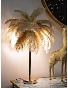 Lampa stołowa w kolorze złota (wysokość 55 cm) Palm – Mauro Ferretti