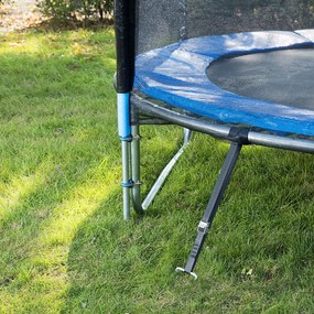 Zestaw kotew do ziemi, 4 sztuk, 42,5x8,5cm, srebrna Monzana