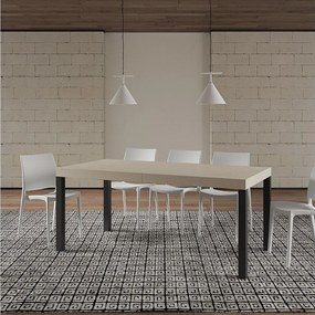 Stół rozkładany 200/304x90 cm Everyday kaszmir nogi antracytowe