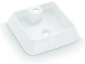 Bathco 4003 - Umywalka nablatowa GALICIA 40x40 cm porcelanowa/biała