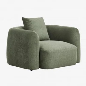 Zestaw 2 Foteli Z Tkaniny Chenille Coco Tkaniny Szenil Salvia Zieleń - Sklum