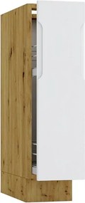 Szafka cargo 20 cm dąb artisan + szary L4-R19