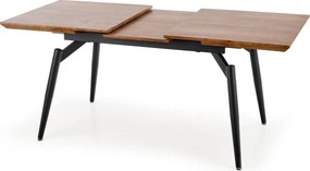 Loftowy stół z rozkładanym blatem na czterech nogach Cambell