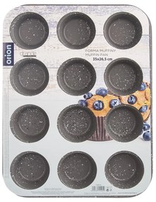 Metalowa forma do pieczenia muffinów 26,5x35 cm Grande – Orion