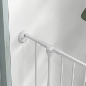 PawHut Modularny wybieg dla szczeniąt Łatwa konfiguracja Biały 123x102x90cm | Aosom PL