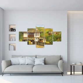 Obraz - Domki letniskowe w lecie (125x70 cm)