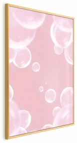 Plakat Subtelny powiew 40x60 cm z ramą złotą bez marginesu ARTGEIST B