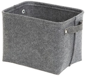 Szary filcowy koszyk Compactor Felt Basket, 29x24 cm