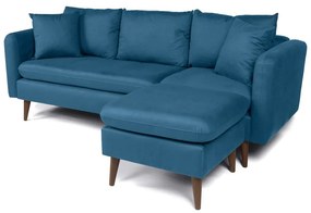 Niebieska sofa 215 cm Sofia – Balcab Home