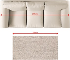 Dywan Solaro beige/grey 80x150 cm