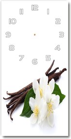 Zegar ścienny cichy Jaśmin i wanilia