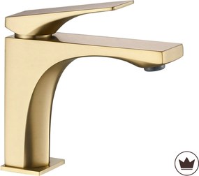 Bateria Umywalkowa REA Joe Złota Szczotkowana Niska