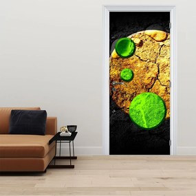 Fototapeta na drzwi - Abstrakcja sfer (95x205cm)