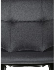 Zestaw krzeseł barowych B-X7015 GREY2, 4 szt.