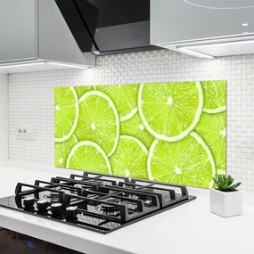 Panel Szklany Orzeźwiające Plasterki Limonki