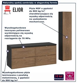 Zestaw nowoczesnych mebli do łazienki  E4-B74