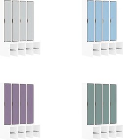 Szatnia dla uczniów 4-osobowa z drzwiczkami pełnymi Blox Colours Full, index SZT-4R-A-D-A