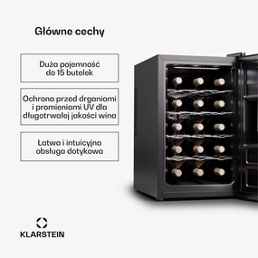 Klarstein Silent Vino 15 Uno chłodziarka do wina