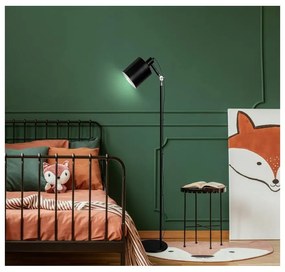 Czarna lampa stojąca (wysokość 166 cm) Zana – Candellux Lighting